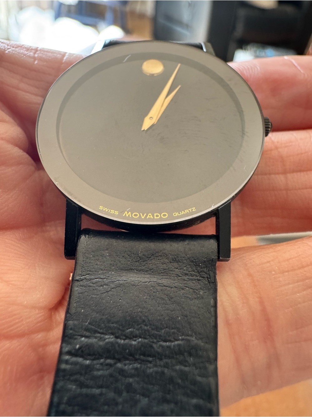 His&Hers Movado Classic Black Museum Watches w/ Gold Accents
$300pair or $150ea. - Picture 7 of 11